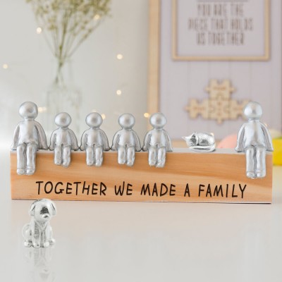 Tin Sculpture Figurines Anniversary Gift Together We Have it All
