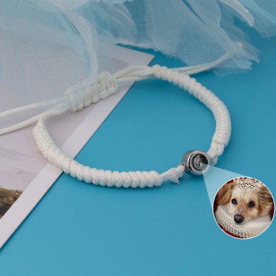 Personalisiert Memorial Photo Projection Armband für Haustiere