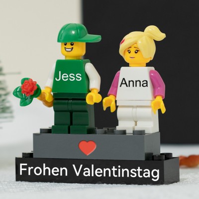 Personalisierte Kleine Figur für Paar Valentinstag Geschenk
