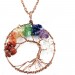 Tree Of Life Necklace Seven Chakra- Necklaces For Women Tree Of Life Necklace Copper