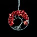 Tree Of Life Necklace Redstone Coral- Necklaces For Women Tree Of Life Necklace