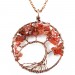 Tree Of Life Necklace Red Agate- Necklaces For Women Tree Of Life Necklace Copper