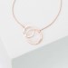 Personalized Generation Necklace | Three Link Family Necklace | Mother Gift