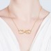 Infinity Heartbeat  Name Necklace